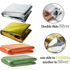 Sale nödfilt Survival Rescue First Aid Folie Termisk filt 130x210cm Beredskapsplaner