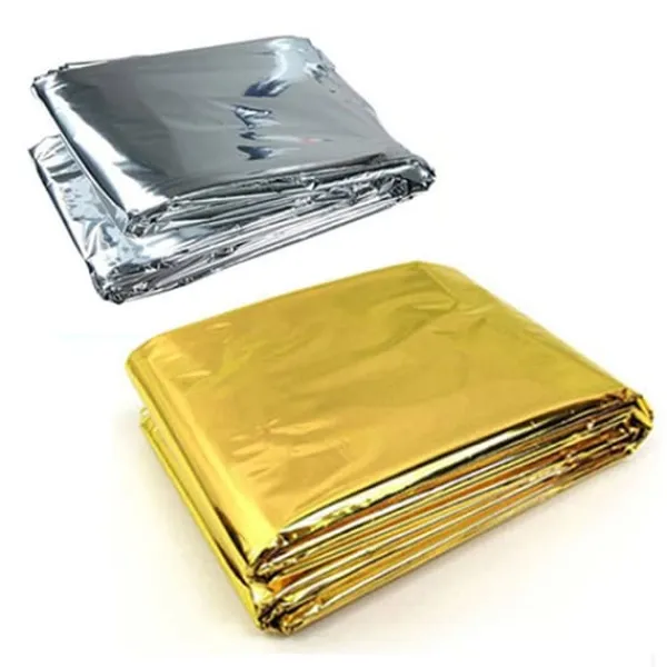 Sale nödfilt Survival Rescue First Aid Folie Termisk filt 130x210cm Beredskapsplaner