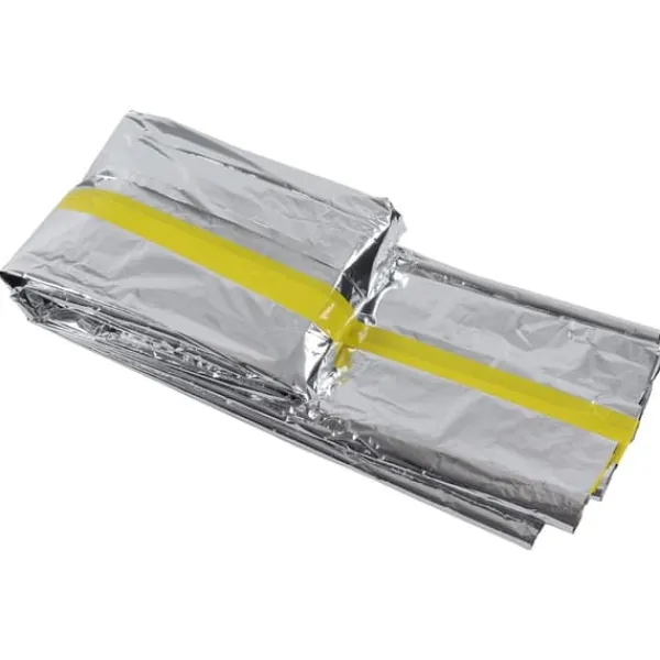 Nödtält Återanvändbart hopfällbart lätt PET-aluminiumfilm Termisk filt Överlevnadsskydd för vandring och camping Beredskapsplaner