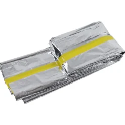Nödtält Återanvändbart hopfällbart lätt PET-aluminiumfilm Termisk filt Överlevnadsskydd för vandring och camping Beredskapsplaner