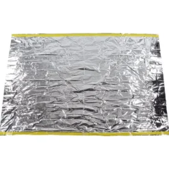 Nödtält Återanvändbart hopfällbart lätt PET-aluminiumfilm Termisk filt Överlevnadsskydd för vandring och camping Beredskapsplaner