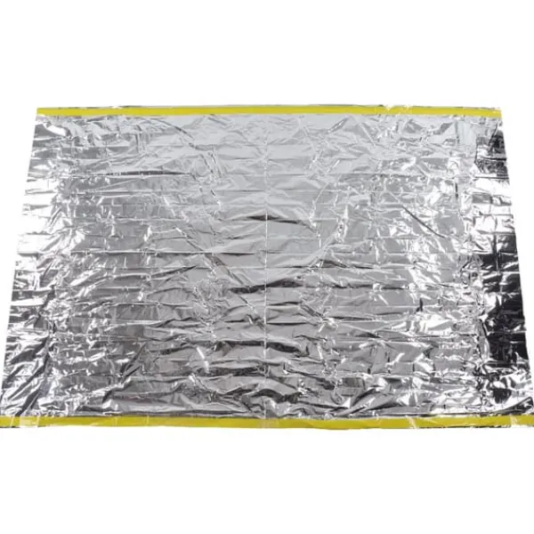 Nödtält Återanvändbart hopfällbart lätt PET-aluminiumfilm Termisk filt Överlevnadsskydd för vandring och camping Beredskapsplaner