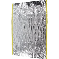 Nödtält Återanvändbart hopfällbart lätt PET-aluminiumfilm Termisk filt Överlevnadsskydd för vandring och camping Beredskapsplaner