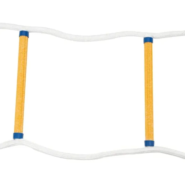 Clearance Nödutrymningsstege - Räddningsstege - 10 m Längd - 200 kg Maxbelastning - Halkskydd - För Balkong & Hem - Utomhusbruk Beredskapsplaner