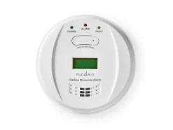 Nedis DTCTCO40WT, Kolmonoxid (CO), Hem, Trådlös, 85 dB, Akrylnitrilbutadienstyren (ABS), Ytmonterad