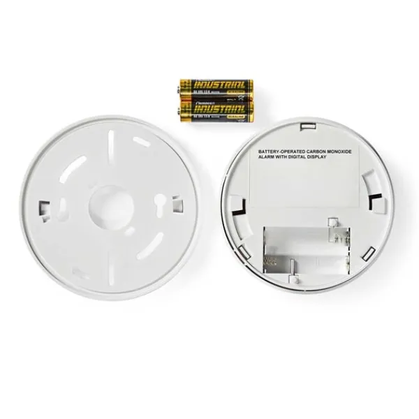 Online Nedis Kolmonoxid Alarm | Batteridriven | Batterilängd upp till: 5 år | Med paus knapp | Med testknapp | 85 dB | Vit Rök- & Koloxiddetektorer