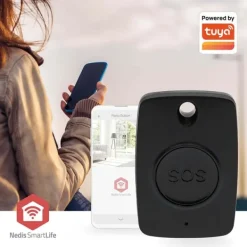 Nedis Smart Panic Knapp | Zigbee 3.0 | Batteritypsenergi: CR2450 | Svart