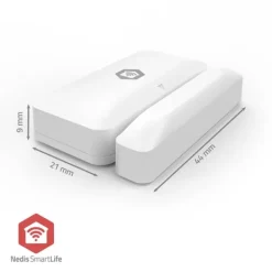 Nedis SmartLife Dörrfönstersensor | Zigbee 3.0 | Batteridriven | Android™ / IOS | Vit
