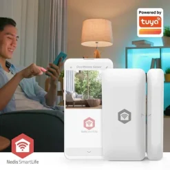 Nedis SmartLife Dörrfönstersensor | Zigbee 3.0 | Batteridriven | Android™ / IOS | Vit