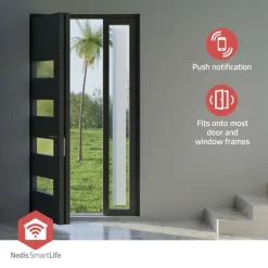 Nedis SmartLife Dörrfönstersensor | Zigbee 3.0 | Batteridriven | Android™ / IOS | Vit