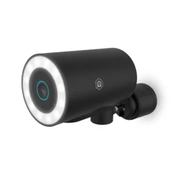 Nedis SmartLife Utomhus Kamera | Spotlight | 4K / 3840x2160 | IP65 | microSD (ingår inte) / Molnlagring (tillval) / Onvif | 5 V DC | Med rörelsesensor | CDON Säkerhetsmonitorer & Videokameror