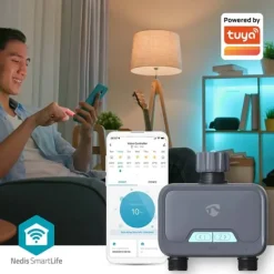 Online Nedis SmartLife Vattenkontroll | Bluetooth® | Batteridriven | IP54 | Maximalt vattentryck: 8 Bar | Android™ / IOS Bevattning