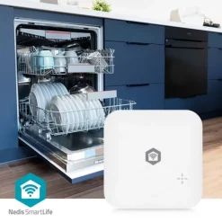 Outlet Nedis SmartLife Water Detector | Wi-Fi | Batteridriven | Förlängning ingår | Max. batteritid: 24 Månader | 80 dB | Vit Läckagedetektorer
