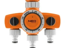 Best Neo Tools 3-ventilsfördelare, 2 utgångar med förregling, en med timer Bevattning