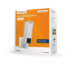 Netatmo säkerhetskamera Smart utomhuskamera med siren, vit