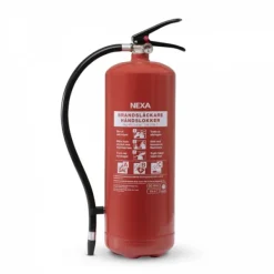 Online Nexa brandsläckare, RÖD 6kg ABC-pulver, väggfäste (13416) Brandsläckare