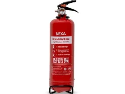 Nexa brandslukker, rød 1 kg pulver 8A 34B C Brandsläckare