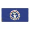 Nordmarianernas bannerflagga 6 öljetter 110x220cm i polyester