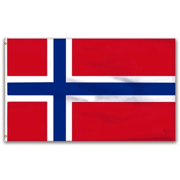 Norge Flagga - 150 x 90 cm