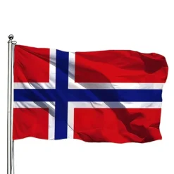 Norge Flagga - 150 x 90 cm