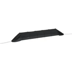 Best Nättunnlar 4 st svart stål och polyeten Markduk & Fiberduk