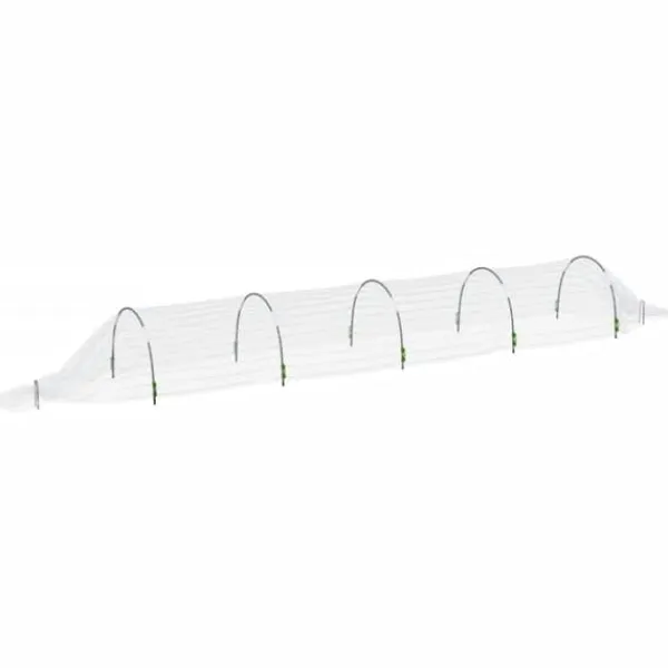 Outlet Nättunnlar i glasfiber och PP - 2-pack för växtskydd | Storlek: 1,5x5 m Krukor & Växtbehållare