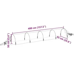 Outlet Nättunnlar i glasfiber och PP - 2-pack för växtskydd | Storlek: 1,5x5 m Krukor & Växtbehållare