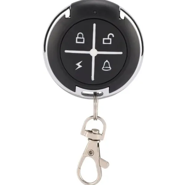 Sale 4-nyckel svart rund automatisk kopieringsgarageport trådlös fjärrkontroll (433MHZ) Skjul, Garage & Carports