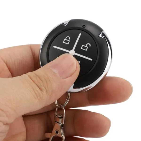 Sale 4-nyckel svart rund automatisk kopieringsgarageport trådlös fjärrkontroll (433MHZ) Skjul, Garage & Carports