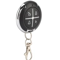 Sale 4-nyckel svart rund automatisk kopieringsgarageport trådlös fjärrkontroll (433MHZ) Skjul, Garage & Carports