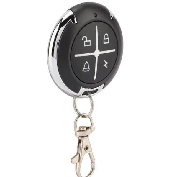 Sale 4-nyckel svart rund automatisk kopieringsgarageport trådlös fjärrkontroll (433MHZ) Skjul, Garage & Carports