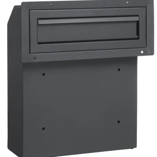 Hot Nyckelbox, 30,5x15,5x36 cm, mörkgrå, stål Kassaskåp