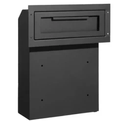 Discount Nyckelbox, 30.5x15.2x40.6 cm, Svart, Stål Postlådor & Brevlådor