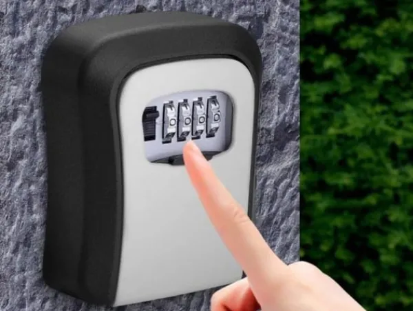 Nyckelskåp med Kodlås / Nyckelgömma - Säkerhetsskåp för nycklar