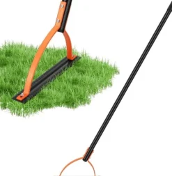 Discount OBOSOE 60 TUM OGÄRDSKLIAPPARE MED DUBBELTANDAT STÅLBLAD - Manuellt Ogräsverktyg, Gräsklippare för Stående Arbete, Tunga Ogräsrensare med Långt Skaft | CDON Trädgårdsverktyg