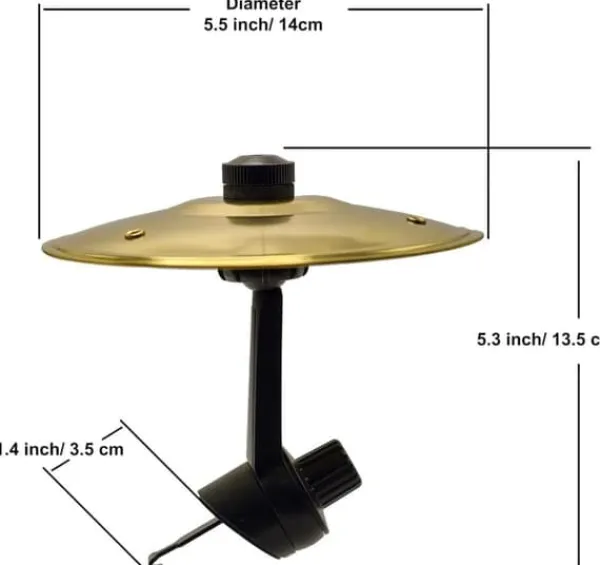 Outlet OBOSOE Bildekoration med Cymbal – Bilens Luftventil Dekoration som Skapar Roliga Ljud För Fåglar & Småvilt
