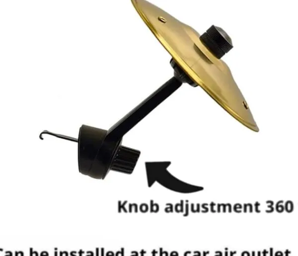Outlet OBOSOE Bildekoration med Cymbal – Bilens Luftventil Dekoration som Skapar Roliga Ljud För Fåglar & Småvilt