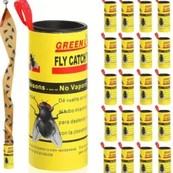 New OBOSOE Flugfälla flugfångare flugpapper rulle 20-pack Flugsmällor