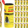 Hot OBOSOE Flugfälla flugfångare flugpapper rulle 30-pack Skadedjursfällor