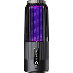 OBOSOE 2-i-1 Portabel Myggdödare/Mygglampa – USB & Solenergi, Uppladdningsbar Insektsdödare Myggfångare Insektsmedel & Djuravvisande Medel