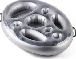Hot OBOSOE Inflatable Drink Holder för Pool och Badkar – Flytande matbricka，Perfekt för Sommarens Pooltillbehör Pool- & Spatillbehör