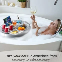 Hot OBOSOE Inflatable Drink Holder för Pool och Badkar – Flytande matbricka,Perfekt för Sommarens Pooltillbehör Pool- & Spatillbehör