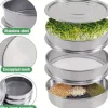 OBOSOE 3-lagers rostfritt stål grokit - Staplingsbara grobrickor för odling av färska organiska groddar som lusern, rädisa, broccolispiror, vetegräs | CDON