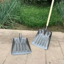 OBOSOE Multifunktionell Trädgårdsspade – Lättvikts Snöskyffel JordSpade / Sandspade för Jord, Sand och Sten