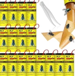 Outlet OBOSOE 20-pack Flugfälla flugfångare flugpapper rulle Flugsmällor