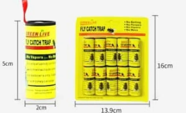 Outlet OBOSOE 20-pack Flugfälla flugfångare flugpapper rulle Flugsmällor
