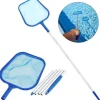 Best OBOSOE Poolhåv/Poolskummarhåv/Håv med Teleskopisk Stålstång - 160 cm Utdragbar Lövskummar för Pool & Spa | Till Under- & Uppbyggd Pool, Damm & Bastu | CDON Pool- & Spatillbehör