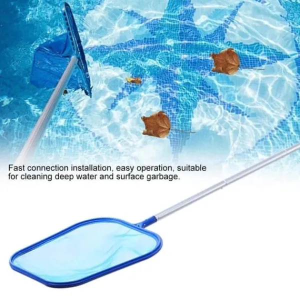 Best OBOSOE Poolhåv/Poolskummarhåv/Håv med Teleskopisk Stålstång - 160 cm Utdragbar Lövskummar för Pool & Spa | Till Under- & Uppbyggd Pool, Damm & Bastu | CDON Pool- & Spatillbehör
