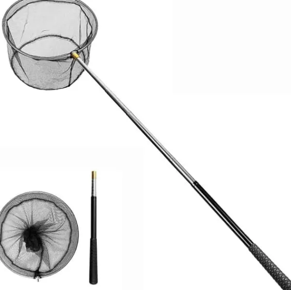 New OBOSOE Poolhåv/Poolskummarhåv/Håv med Teleskopisk Stålstång - 147 cm Utdragbar Lövskummar för Pool & Spa | Till Under- & Uppbyggd Pool, Damm & Bastu | CDON Pool- & Spatillbehör