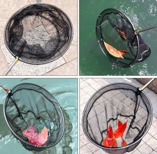 New OBOSOE Poolhåv/Poolskummarhåv/Håv med Teleskopisk Stålstång - 147 cm Utdragbar Lövskummar för Pool & Spa | Till Under- & Uppbyggd Pool, Damm & Bastu | CDON Pool- & Spatillbehör